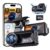 COOLCRAZY Dash Cam Front Rear – 4K+1080P Full HD Dashcam Free 64GB Card, with 5G WiFi GPS, Dual Dash Camera for Cars with 3″ IPS Screen, Night Vision, HDR, App Control, 24H… by COOLCRAZY