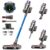 Cordless Vacuum Cleaner, 50KPa 600W 65Mins Vacuum Cleaner for Home, Anti-Tangle Self-standing Stick Vacuum with Scented Tablet, Upgraded Dust Cup Scraping, Vacuum Cordless for… by Avalsor