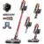 Cordless Vacuum Cleaner, 600W/50KPa/70Mins Vacuum Cleaners for Home, Self-Standing Stick Vacuum with Anti-Tangle Brush & OLED Touch Screen, Vacuum Cleaner for Hardwood Floors… by mohomo