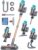 Cordless Vacuum Cleaner 600W/50Kpa, Stick Vacuum Cleaners 65 Mins Max Runtime with Charging Dock, Self-Standing Handheld Vacuum with Touch Display, 6-in-1 Vacuum Cleaner for… by Fieety