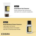 COSRX All About Snail Mucin Korean Skin Care Set, Mini Travel Essentials, Travel Size Gift Set with Snail Mucin Face Wash, Serum, Moisturizer & Eye Cream, Rejuvenating Kit by COSRX