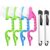 Crevice Gap Cleaning Brush Tool, 6pcs Hand-held Groove Gap Cleaning Tools, 2 in 1 Dustpan Cleaning Brushes, Shutter Door Window Track Kitchen Cleaning Brushes Kit by UWEME