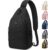 Crossbody Bags for Women Men Trendy Sling Bag Bakpack Casual Chest Bag with Convertible Shoulder Strap by Pritent