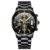 CRRJU Men’s Fashion Stainless Steel Watches Date Waterproof Chronograph Wristwatches,Stainsteel Steel Band Waterproof Watch by CRRJU