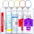 Cruise Ship Essentials for Carnival, Princess, NCL, MSC by JOLLYANTS, Cruise Luggage Tag Holders, Cruise Must Haves Waterproof & Reusable by Jollyants
