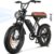 CYCROWN Electric Bike for Adults,Peak 1000W/1500W Motor,20/28MPH 55-150Mile ebikes for Adults with 10.4AH/13AH/26AH Battery,20″ Fat Tire Electric Dirt Bike Commuting Off Road… by CYCROWN