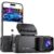 Dash Cam 1296P Front Dashcam, V300 WiFi Dash Camera for Cars with App, Night Vision, Mini Hidden Single Car Camera, Loop Recording, 24H Parking Mode, Support 256GB Max, Black by Veement