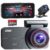 Dash Cam Front and Rear, 2.5K /1080P QHD Dual Dash Camera for Cars, Super Night Vision Dashcam, Loop Recording, 3.39” IPS, 64GB Card Included, 160° Wide Angle, Parking Mode -… by Yonvim