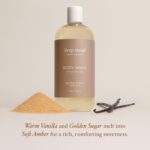 Deep Steep Body Wash, Brown Sugar Vanilla, 17 oz – Hydrating Shower Gel with Hyaluronic Acid, Shea Butter, Aloe Vera & Argan Oil – Vegan, Clean Beauty, Clean & Refreshed Skin by Deep Steep