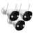 Defender AI Powered 4K Guard Pro 8MP WiFi 6, Plug-in Power Wireless Security Camera Outdoor, with Smart AI Human Detection, Bluetooth, Two-Way Talk, Works w/Guard App, 3 Pack by Defender