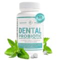 Dental Probiotic, 30 Sugar Free Chewable Tablets, Mint Flavor – Vegan Supplements w/BLIS K12 & M18 – Boosts Oral Health – Fights Bad Breath (Halitosis), Tooth Decay, Strep Throat by Replenish the Good