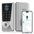 DESLOC Smart Lock D110 Plus, Fingerprint Keyless Entry Door Lock, Built-in Wi-Fi, App Remote Control, Smart Locks for Front Door, Keypad Deadbolt with LockVue Display, IP54,… by DESLOC