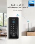 DESLOC Smart Lock D110 Plus, Fingerprint Keyless Entry Door Lock, Built-in Wi-Fi, App Remote Control, Smart Locks for Front Door, Keypad Deadbolt with LockVue Display, IP54,... by DESLOC