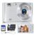 Digital Camera, 2025 4K 44MP Autofocus Digital Cameras for Teens, Silver Point and Shoot Camera for Kids with 16X Zoom, 64GB SD Card, Compact Small for Boys Girls Teens Kids Gift by SMARTKLIK
