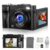 Digital Camera 4K for Photography Vlogging: 50MP Cameras for Video – 16X Zoom Photo Camera Gifts for Teens Ages 8-16 – 180°Flip Screen Compact Cámara – Point and Shoot Digital… by ROQIOO