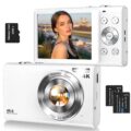 Digital Camera,Autofocus 4K Vlogging Camera for Photography with 32GB Card,48MP Portable Compact Point and Shoot Digital Camera for Teens Adult Beginner with 16X… by Lecnippy