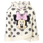 Disney Minnie Mouse Fleece Pullover Crossover Hoodie and Leggings Outfit Set Infant to Big Kid Sizes (12 Months - 14-16) by Disney