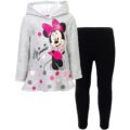 Disney Minnie Mouse Fleece Pullover Crossover Hoodie and Leggings Outfit Set Infant to Big Kid Sizes (12 Months – 14-16) by Disney