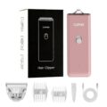 Dog Cat Home Hair Waterproof Clipper Portable Electric USB Rechargeable Pet Grooming Tools Low Noise Shaver Cordless Trimmer for Small and Large Pets by Grimgrow