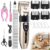 Dog Clippers for Grooming,Dog Grooming Kit Clippers,Dog Grooming kit,Pet Hair Trimmer,Shaver Cordless Electric Quiet Hair Clipper Set for Pet Shaver with Paw Trimmer for Small &… by ONE NiCE