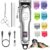 Dog Clippers for Grooming for Heavy Thick Hair&Coats,Low Noise Dog Hair Trimmer,Rechargeable Cordless Pet Shaver with Stainless Steel Blade, Dog Grooming Kit for Small Large… by Gooad