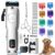 Dog Clippers for Grooming for Thick Heavy Coats, Professional Low Noise Dog Grooming Clippers Supplies Kit Rechargeable Stainless Steel Hair Trimmer with Ceramic Blade for Dogs… by FuzzyFix