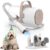 Dog Grooming Vacuum, Pet Grooming Kit, Dog Clipper Nail Trimmer Grinder, 2.5L Dust Cup 7 Grooming Tools 11000Pa Dog Vacuum for Shedding Grooming, Pet Grooming Vacuum for Dogs,… by FIXR
