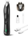 Dog Paw Trimmer with LED Light, Rechargeable Cordless Dog Clippers with Wider Blade for Grooming Pet’s Paw Pad, Low Noise 2 Speed Electric Cat Hair Shaver for Small Areas by dodiff
