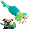 Dog Toys for Aggressive Chewers, Interactive Dog Chew Toys for Large Dogs, Squeaky Chew Toys to Keep Them Busy, Tough Toys for Medium/Large Breed (Green) by BIKIISEN