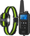 Dog Training Collar with 7 Training Modes, 4200Ft Remote Electronic Dog Shock Collar, Electric Shock Collar for Small Medium Large Dogs (Green) by SLOPEHILL