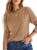 Dokotoo Women’s Casual Striped Long Sleeve Tops Crew Neck Knit Basic T Shirts by Dokotoo