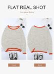 Dokotoo Women's Long Sleeve Sweaters Casual Crewneck Fashion Fall Striped Color Block Shirts High Low Pullover Sweater Tops by Dokotoo