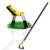 DonSail Hoe Garden Tool -Scuffle Garden Hula Hoes for Weeding Gardening Long Handle Heavy Duty – Adjustable Weeding Loop Stirrup Hoe 30-61 Inch Black by