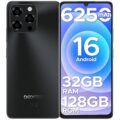 DOOGEE Note 58 Android 16 Unlocked Phones, 32GB+128GB/2TB Expand Cell Phone, 6.6”HD+90Hz Dispaly, 6250mah Battery, 4G Dual Sim Unlocked Smartphone, Widevine L1/NFC/OTG/Face Unlock by DOOGEE