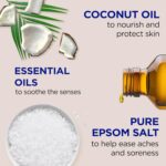 Dr Teal's Body Wash with Pure Epsom Salt, with Coconut Oil, 24 fl oz (Pack of 4) by Dr Teal's