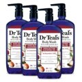 Dr Teal’s Body Wash with Pure Epsom Salt, with Shea Butter & Almond Oil, 24 fl oz (Pack of 4) by Dr Teal’s