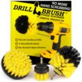 Drillbrush Drill Brush Attachment Set for Bathroom Cleaning – Power Scrubber Brush Kit for Tub, Tile, Shower, and Grout – All-Purpose Household Cleaning Brushes for Drill -… by Drillbrush