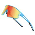 DUCO Kids Sunglasses Youth Baseball Sun Glasses Lightweight TR90 Frame UV400 Sports Cycling Shades for Boys Girls DK268 by DUCO