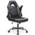 DUMOS Gaming Ergonomic Office Chair for Adults, Height Adjustable Computer Desk Chair with Flip-up Armrests, PU Leather Swivel Video Game Chair with 360° Rolling Wheels, Grey by DUMOS