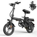 E14 E Bike Electric Bike for Adults 500W Motor, Folding Ebike 14″, 48V 10Ah Removable Battery UL 2849 Certified, 30 Miles PAS Range, Mini E Bikes for Teens by RPINT