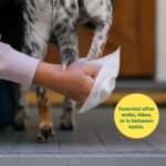 Earth Rated Pet Wipes for Dogs and Cats, Hypoallergenic, Cleaning and Hydrating, for Grooming Paws, Body and Butt, Unscented, 100 Count by Earth Rated