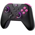 EasySMX X05 2.4g Wireless Gaming Controller for PC/Steam/iPhone/Android/Switch – Bluetooth Controller Gamepad with Hall Effect, RGB Lights and Turbo, Anti-Drift Controller by EasySMX