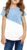 Ebifin Girls Casual Short/Long Sleeve T Shirts Kids Loose Soft Striped Color Block Tunic Tops, Tees Blouses Size 4-15 Years by Ebifin