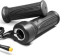 Electric Bike Full Twist Throttle Right Handle Throttle 24V 36V 48V 60V 72V with 3 pin Waterproof/SM Connector for EBike or Folding Electric Scooter (20X-Full-WP) by MUSELK
