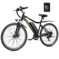 Electric Bikes for Adults, 27.5″ E Bikes for Adults with 1200W Peak Motor, 28 MPH, 50+ Miles Range Electric Bicycle, E Mountain Bike with 48V 10.4AH Removable Battery by YOLOWAY