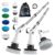Electric Spin Scrubber, 8 in 1 Electric Cleaning Brush, Cordless Rechargeable Scrub Brush with 8 Replaceable Brush Heads, Adjustable Length and Angle Power Scrubber for Bathroom… by MGLSDeet
