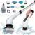 Electric Spin Scrubber, Cordless Bath Tub Power Scrubber with 8 Replaceable Drill Brush Heads, Shower Cleaning Brush with Adjustable Handle for Bathroom, Tile Floor & Car,… by FARI