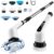 Electric Spin Scrubber, Cordless Cleaning Brush Scrubber for Home, 8 Replaceable Brush Heads-90Mins Work Time, 3 Adjustable Size, 2 Speeds for Bathroom Shower Bathtub Glass Car by Bomves
