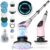 Electric Spin Scrubber, Cordless Cleaning Brush, Shower Scrubber with 8 Replaceable Brush Head, Power Cleaning Brush with Extension Handle, 2 Adjustable Speed, for Bathtub Tile… by Dovety