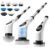 Electric Spin Scrubber,Cordless Cleaning Brush,Shower Scrubber with 9 Scrub Brush,3 Speed,Adjustable Extension Handle,Power LED Display, Voice Broadcast,Power Scrubber for… by TUTOBL
